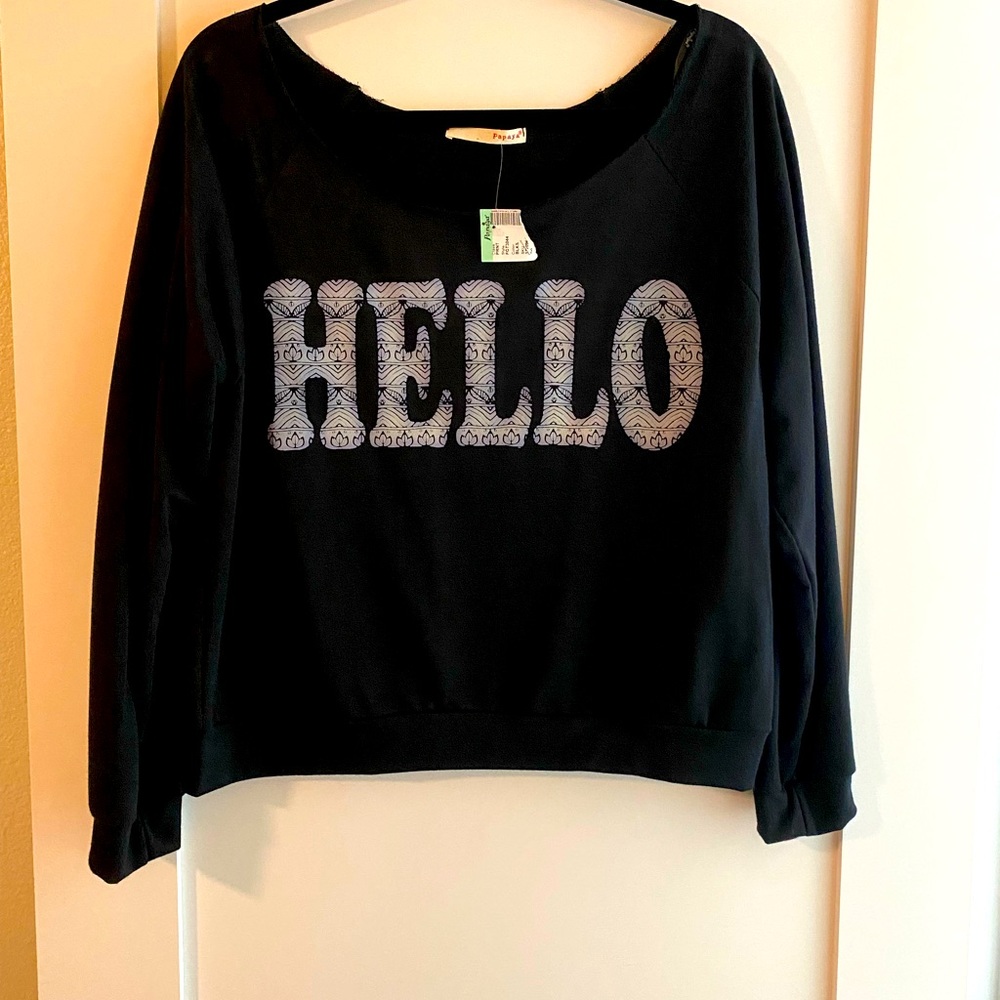 Black sweatshirt